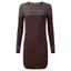 Sherpa Womens Maya Texture Dress Beet Red